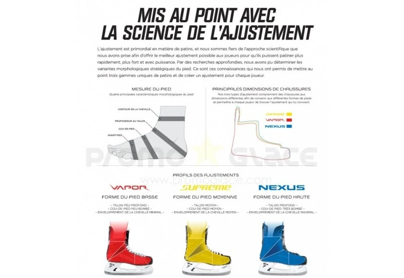Patins Bauer Supreme ULTRA SONIC Les 8 Dernières Paires 4 Patins Bauer Supreme ULTRA SONIC Les 8 Dernières Paires – Image 2